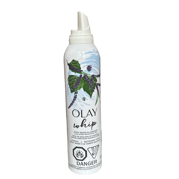 OLAY Bath & Body Olay Foaming Whip Birch Water Lavender 3oz Body
